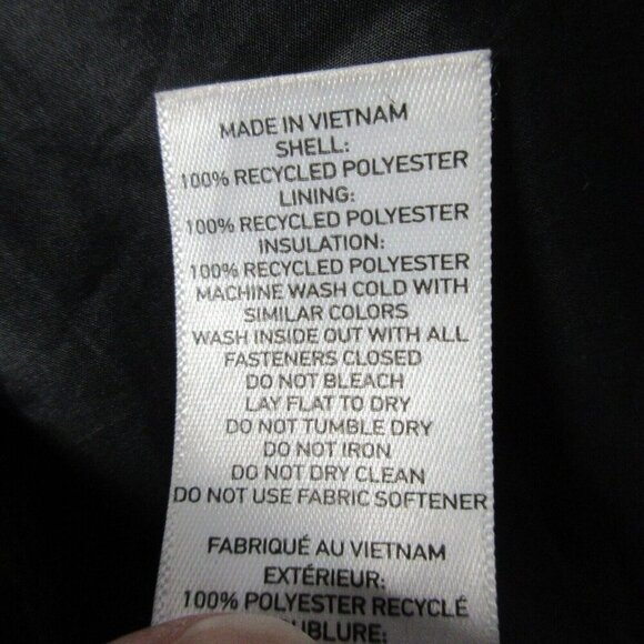 Rhone Tundra Quilted Hooded Jacket Men's M Black Polyester Puffer Jacket 462 - Picture 6 of 16